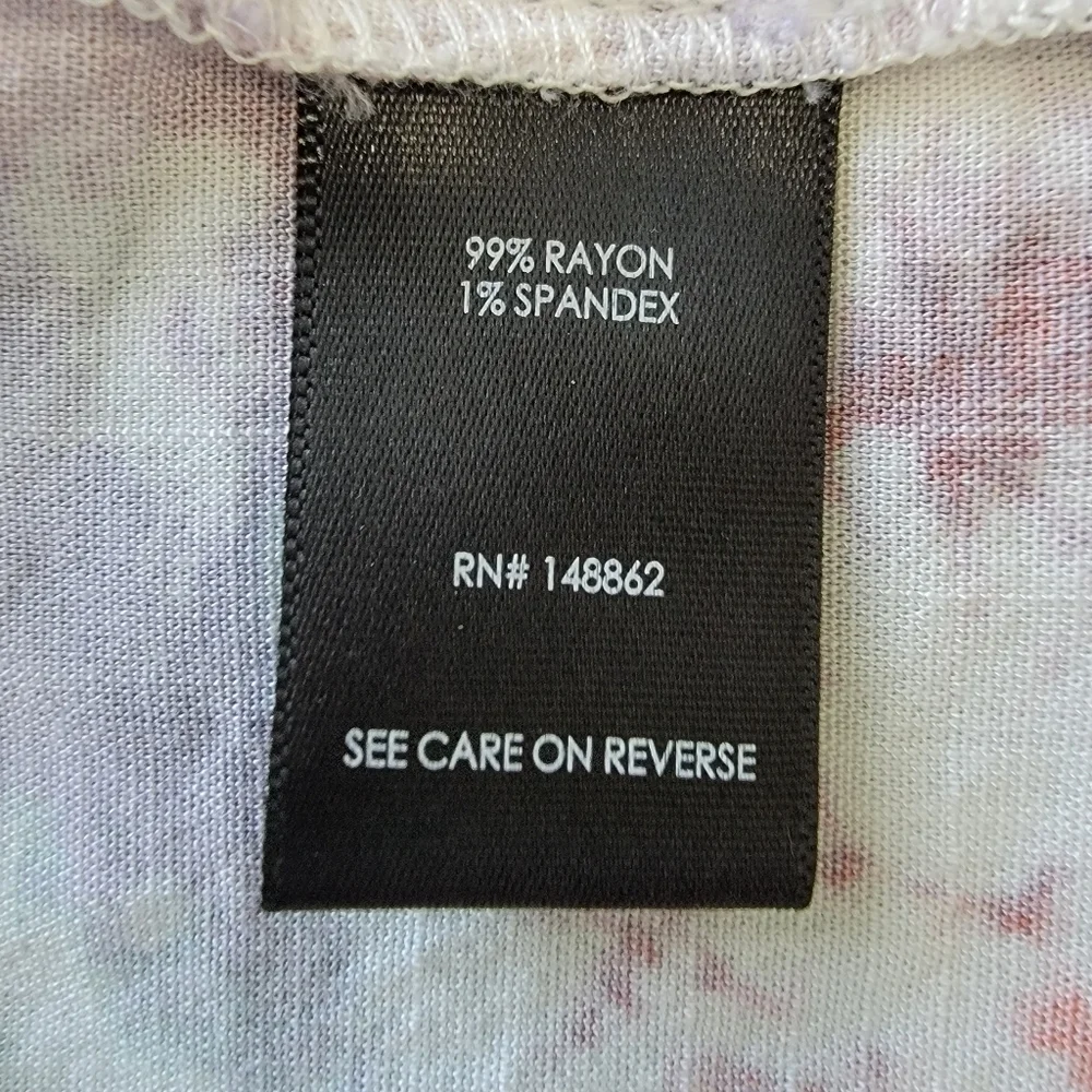 TORRID BABYDOLL RAYON SLUB TIE-FRONT TOP SIZE 1 - Picture 10 of 12
